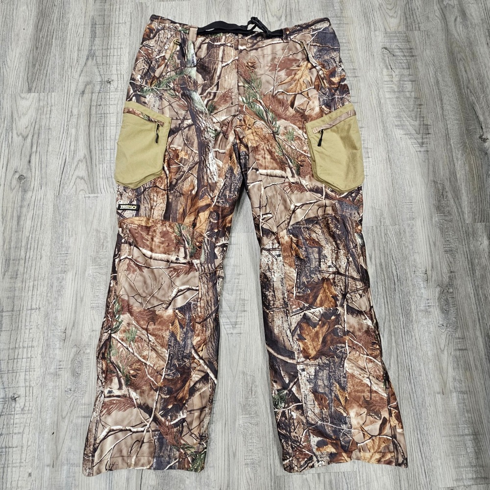 Guide Series Hunting Pants Mens XLT Camo Realtree Insulated Side Zip Cargo
